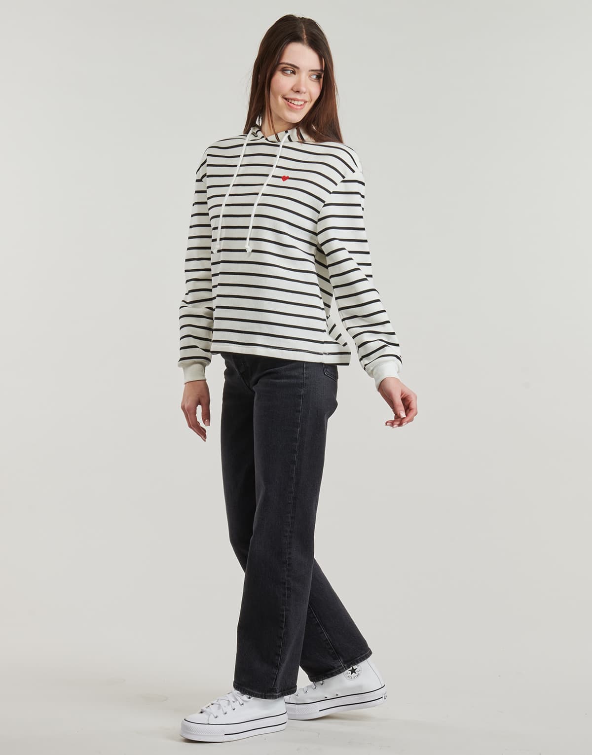 Women's Sweatshirts Pieces White