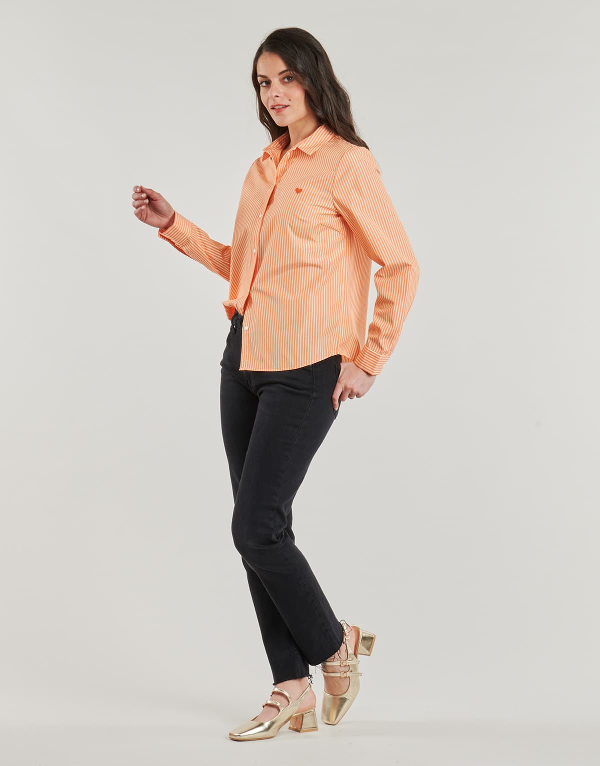 Women's Shirts Pieces Orange