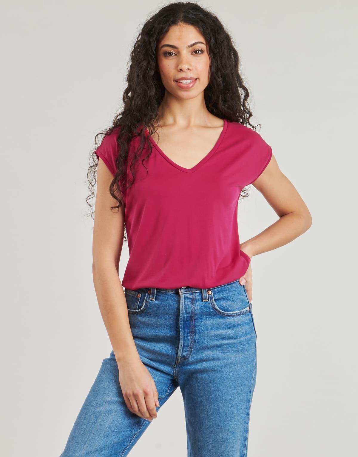 Women's T-Shirts Pieces Pink