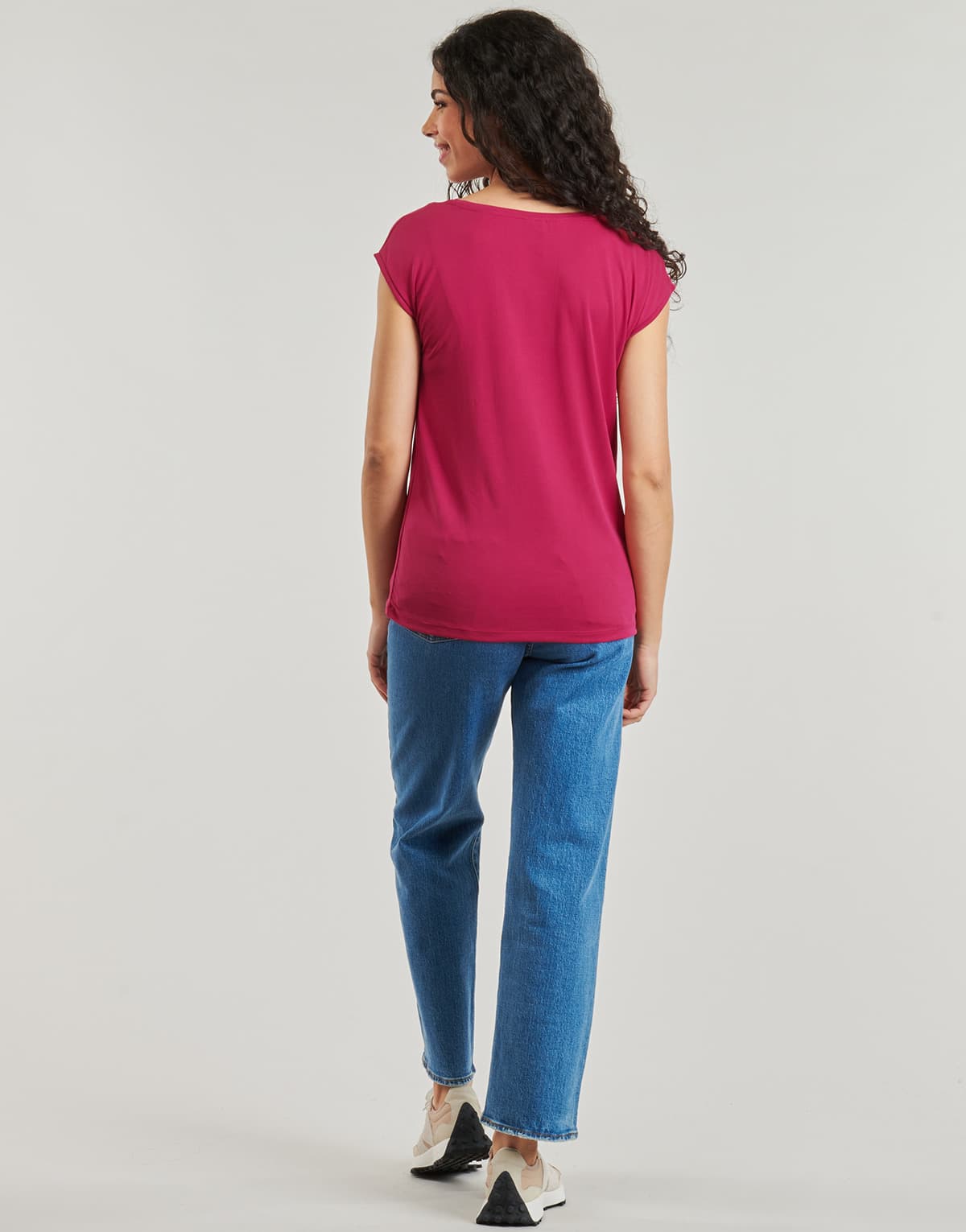 Women's T-Shirts Pieces Pink