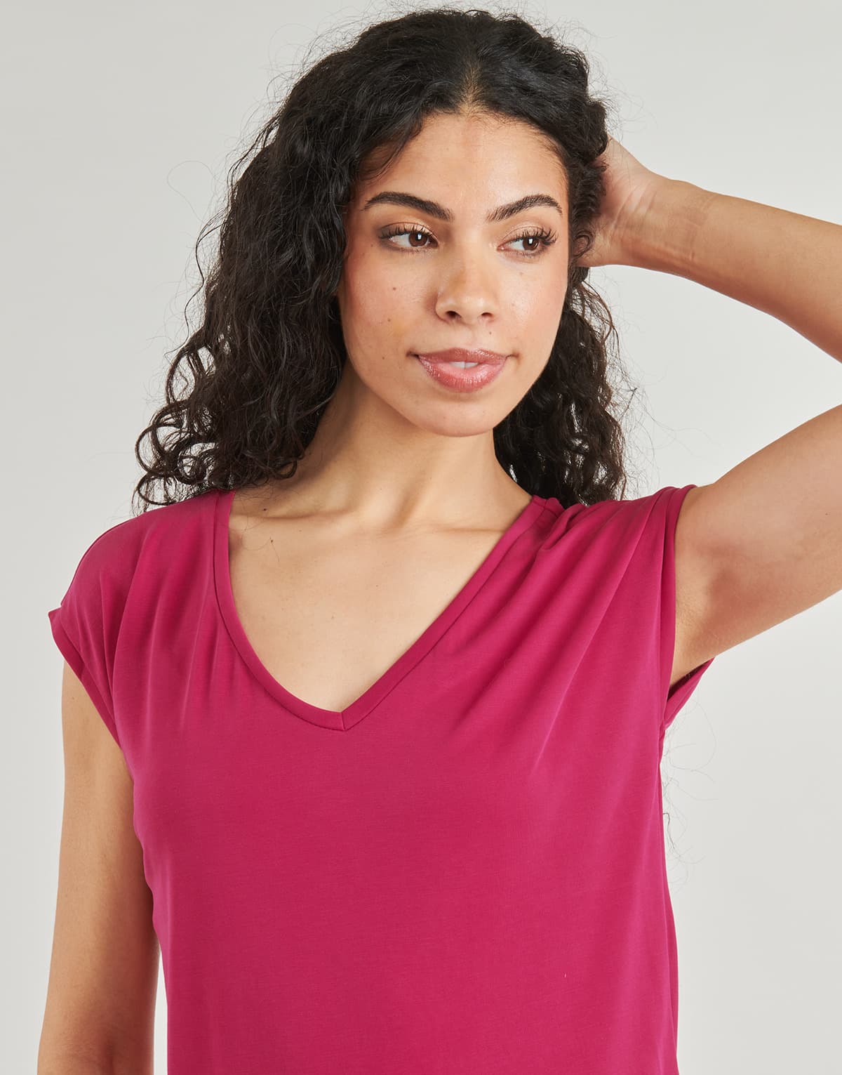 Women's T-Shirts Pieces Pink