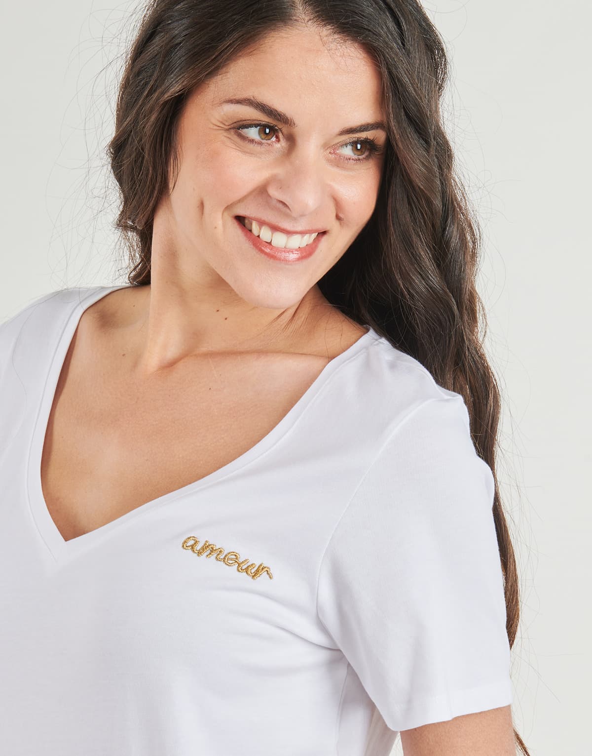 Women's T-Shirts Pieces White