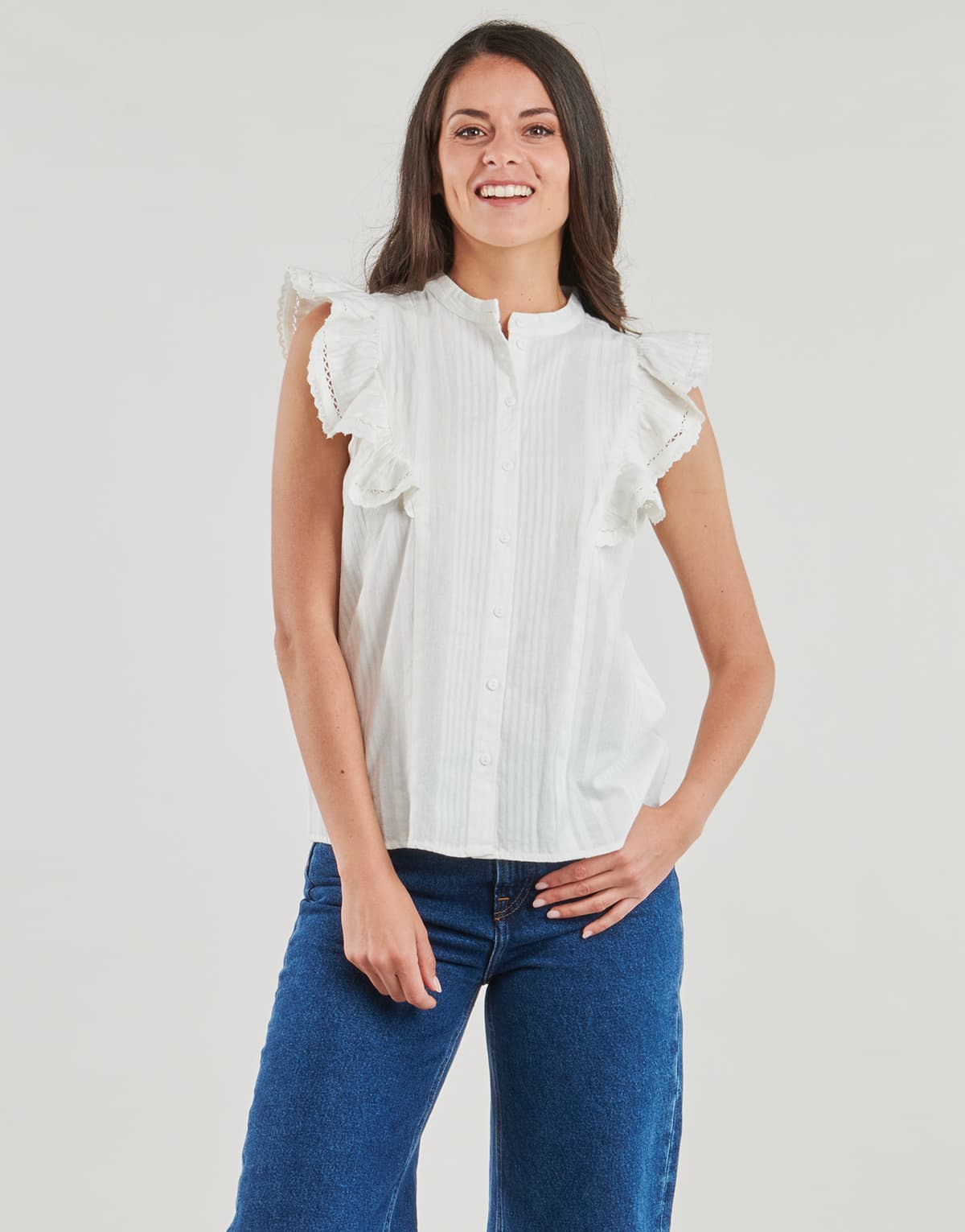 Women's T-Shirts Pieces White