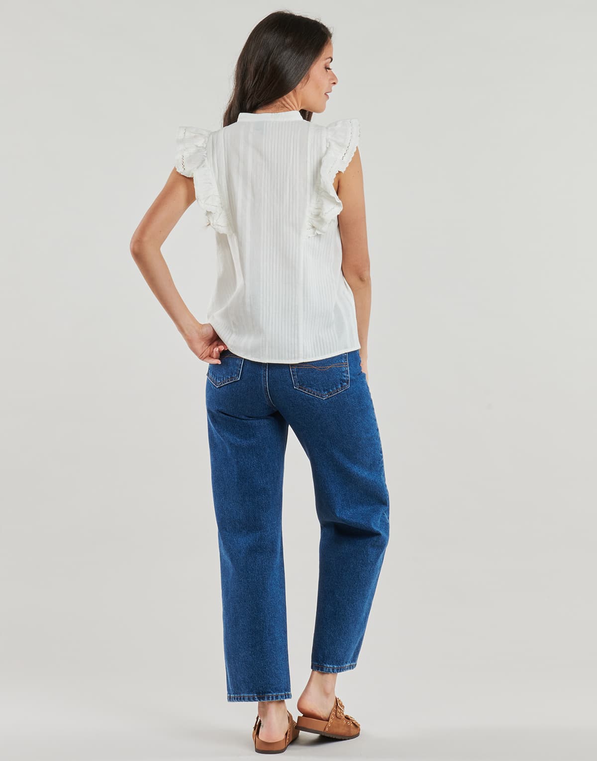 Women's T-Shirts Pieces White