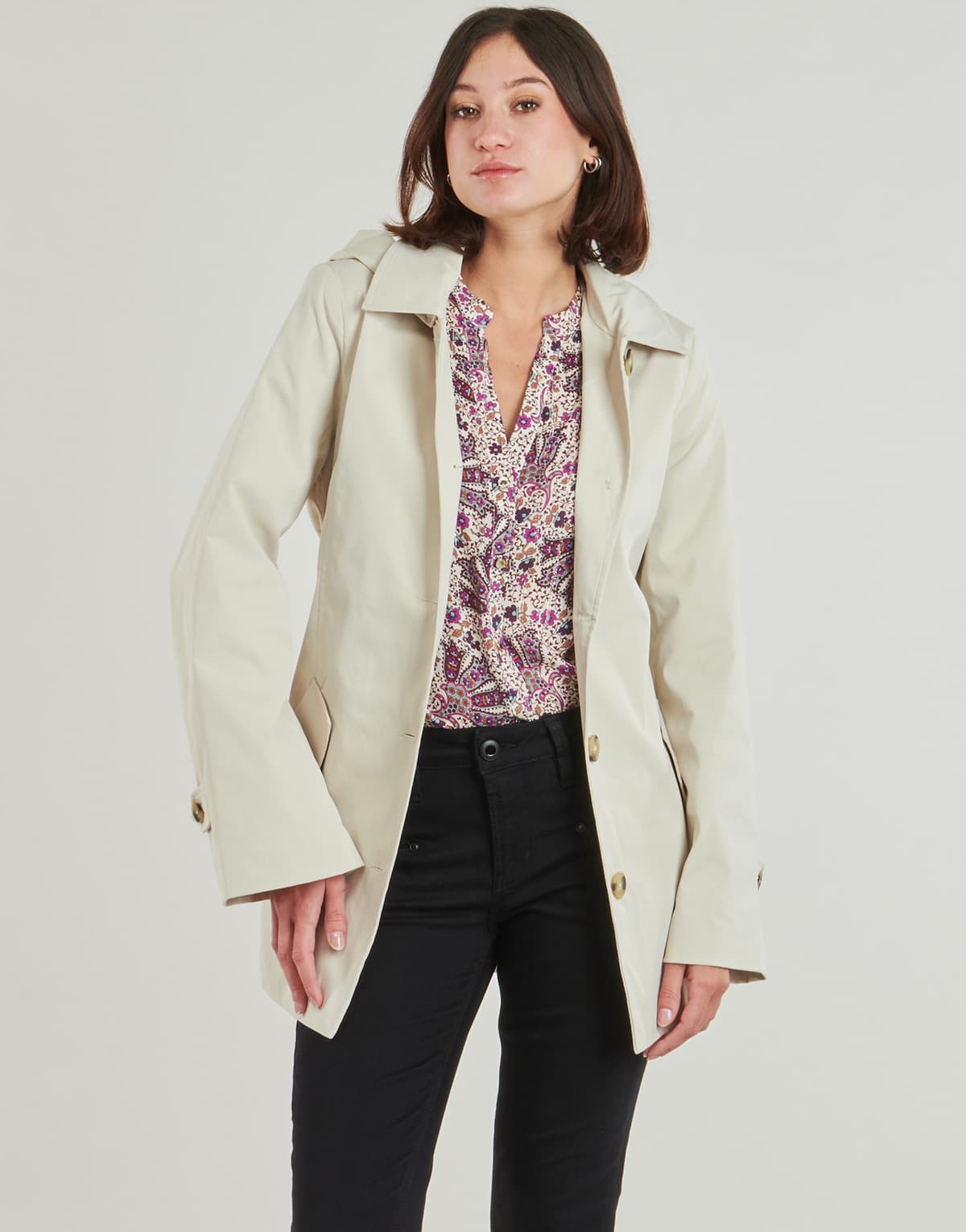 Women's Coats Vero Moda Beige