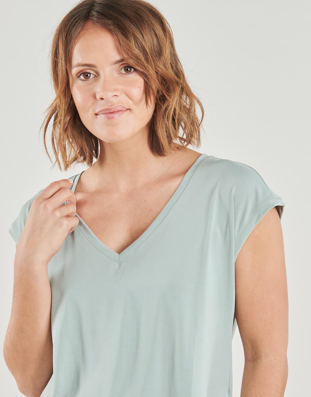 Women's T-Shirts Vero Moda Gray