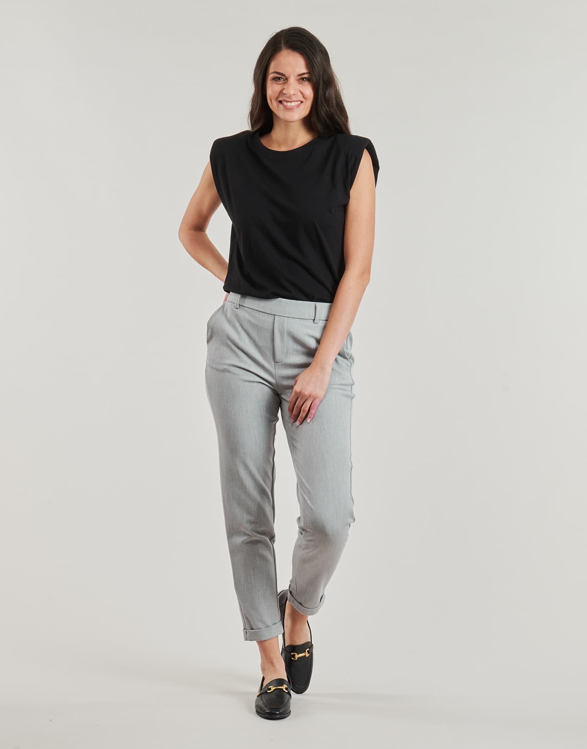 Women's Pants Vero Moda Gray