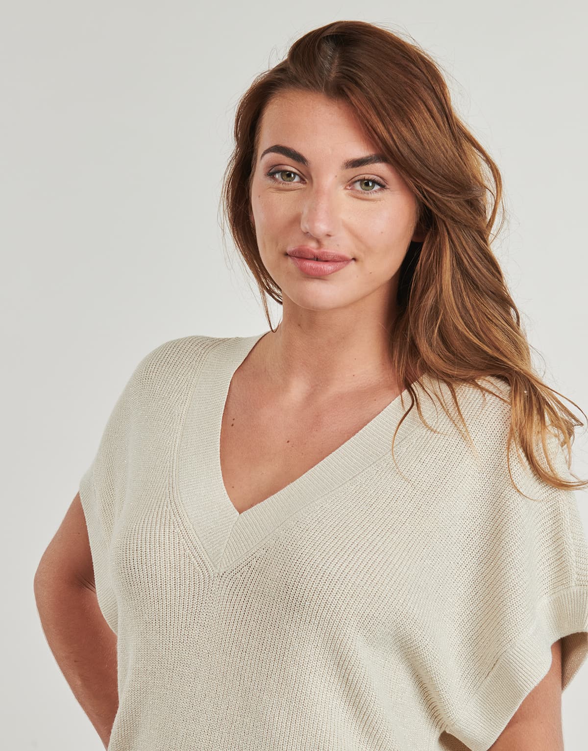 Women's T-Shirts Vero Moda Beige