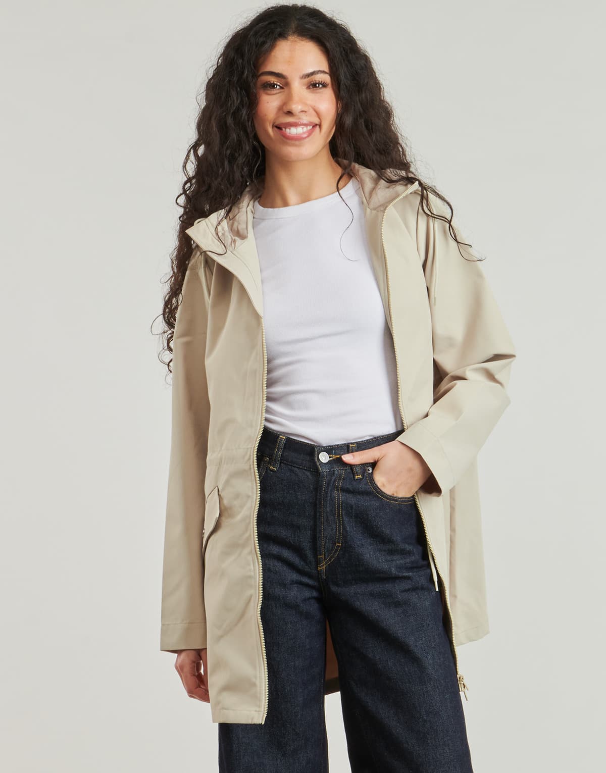 Women's Parkas Vila Beige
