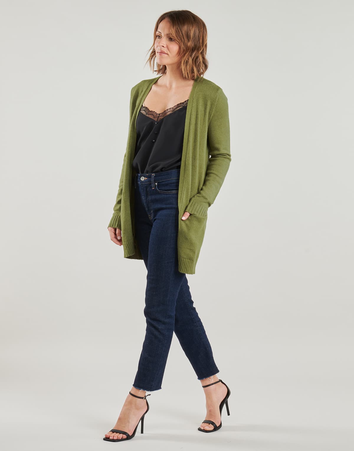 Women's Jackets Vila Khaki