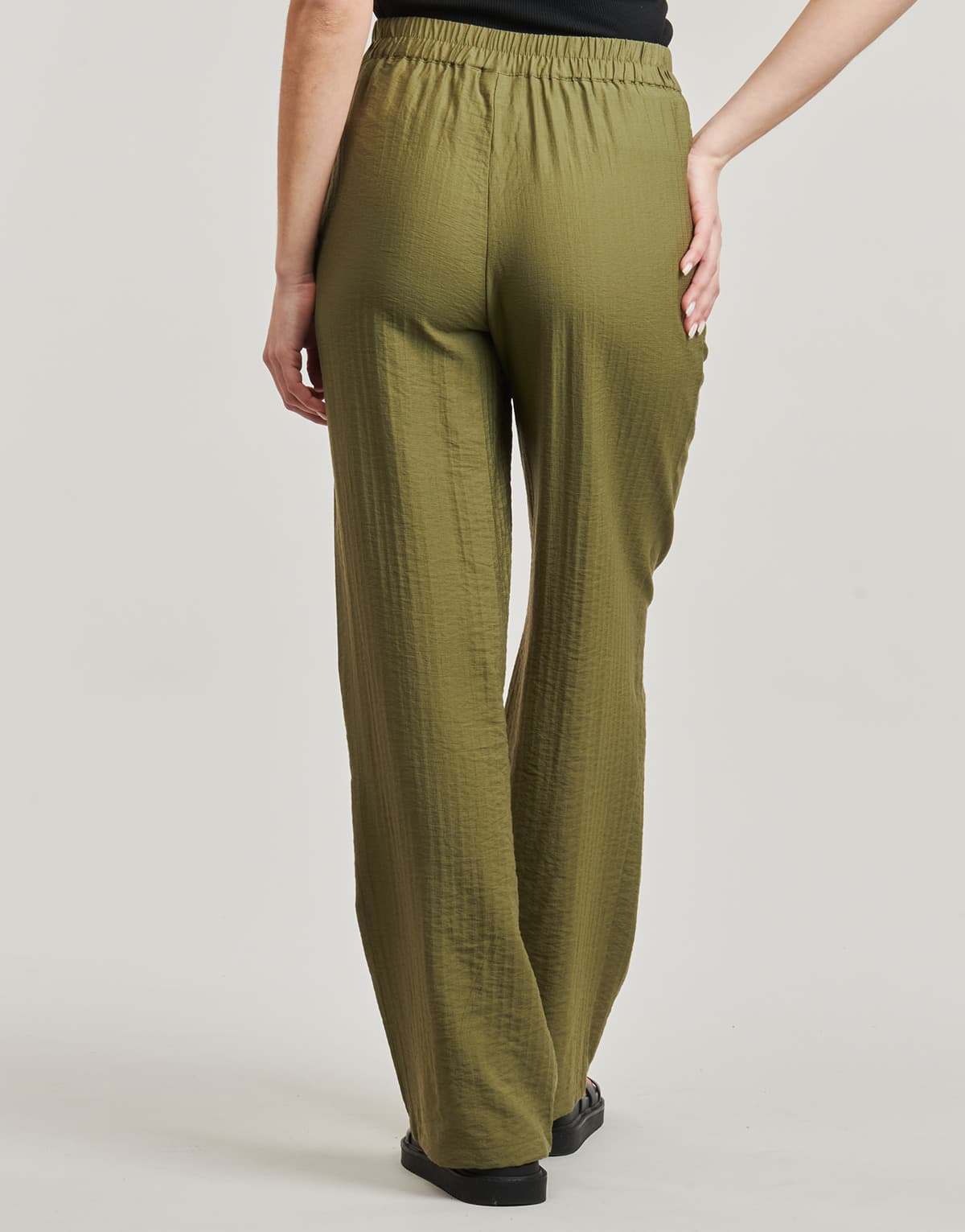 Women's Pants Vila Khaki