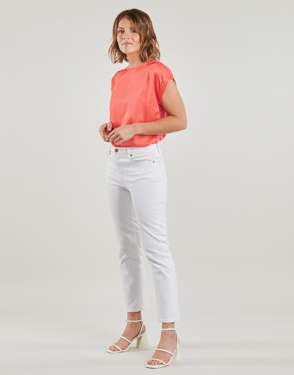 Women's T-Shirts Vila Pink