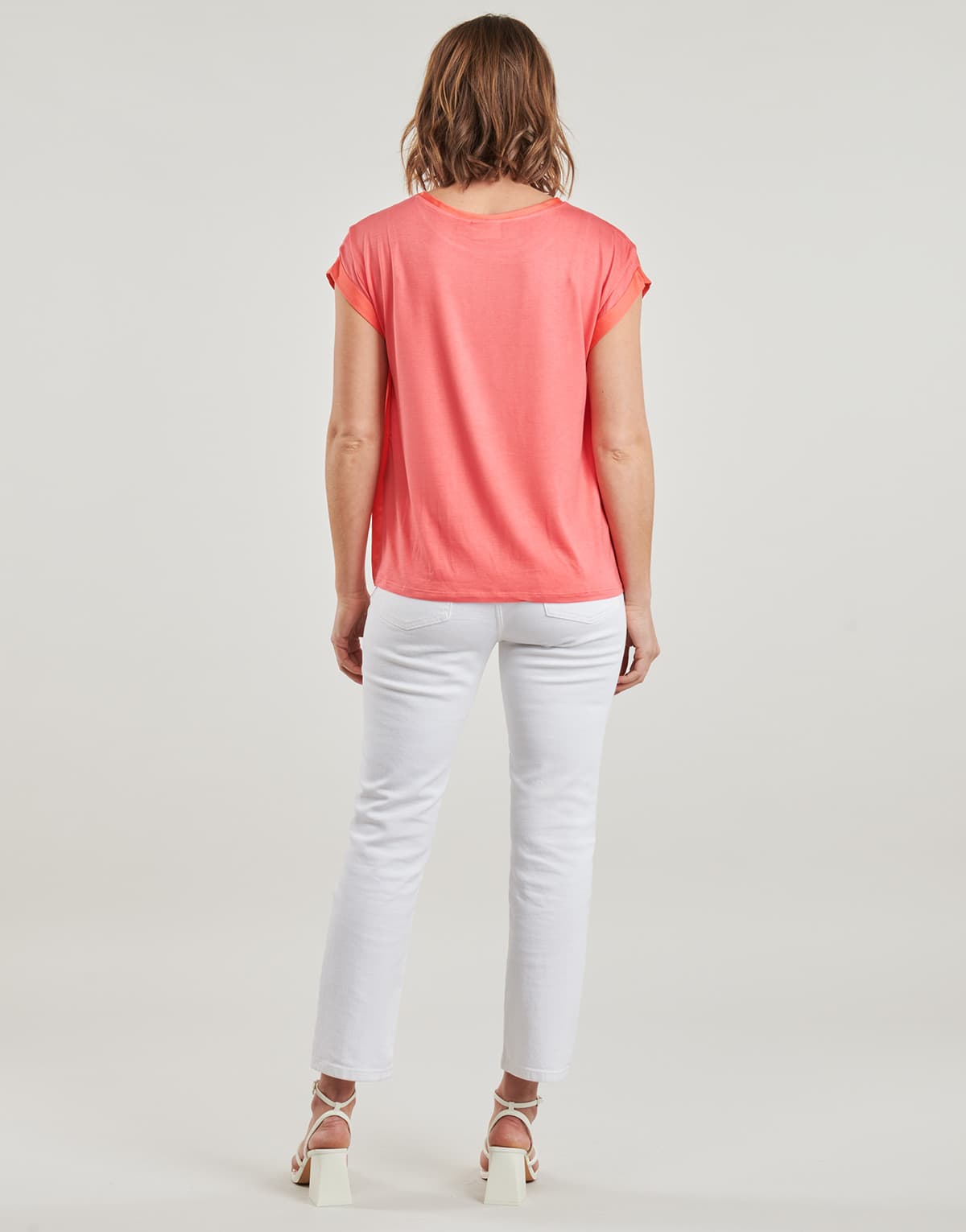 Women's T-Shirts Vila Pink