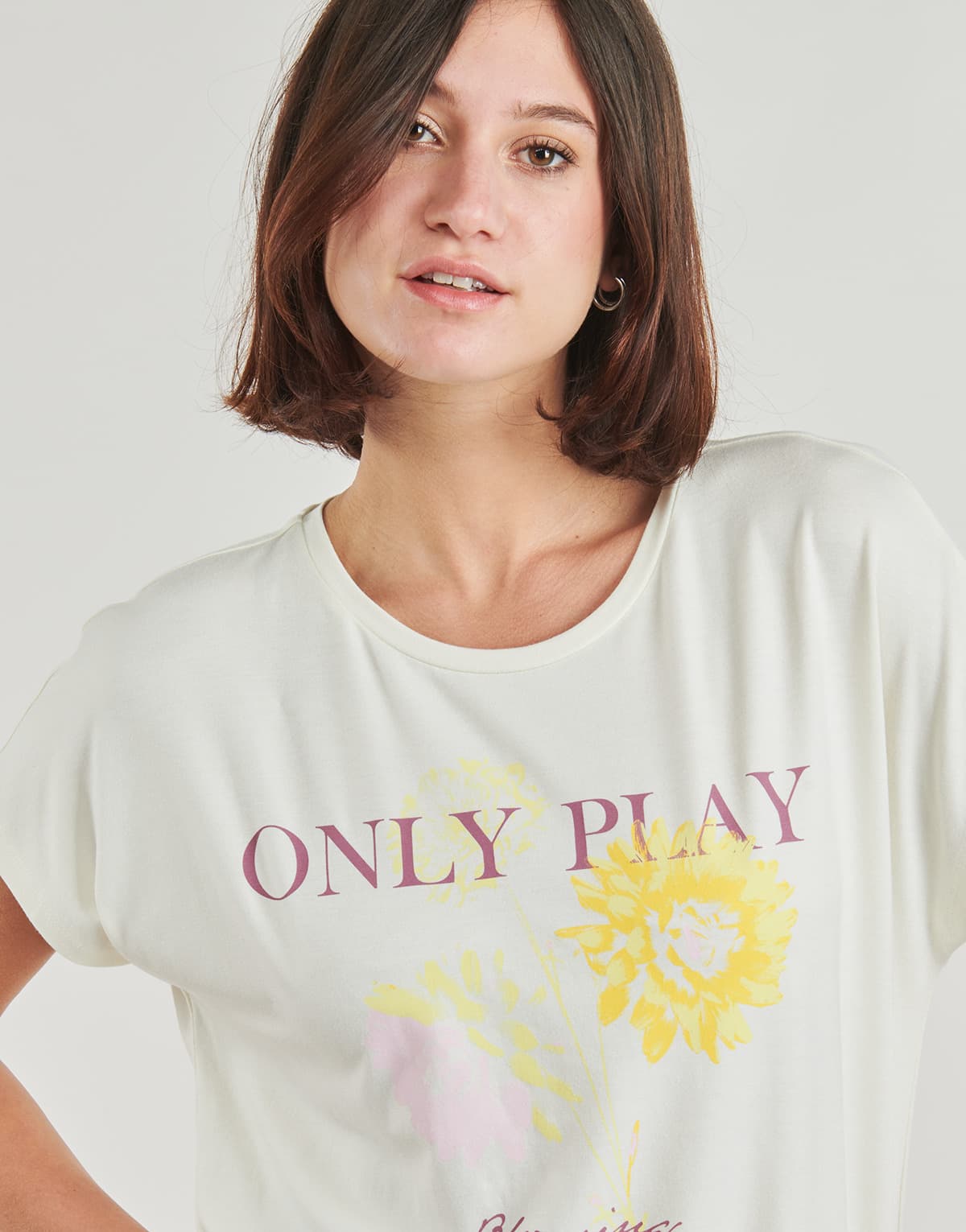 Women's T-Shirts Only Play White