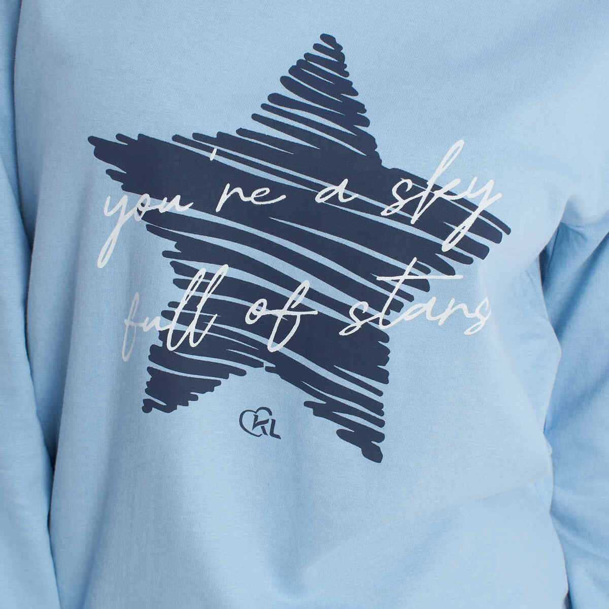 Women's Pajamas Kisses And Love Blue