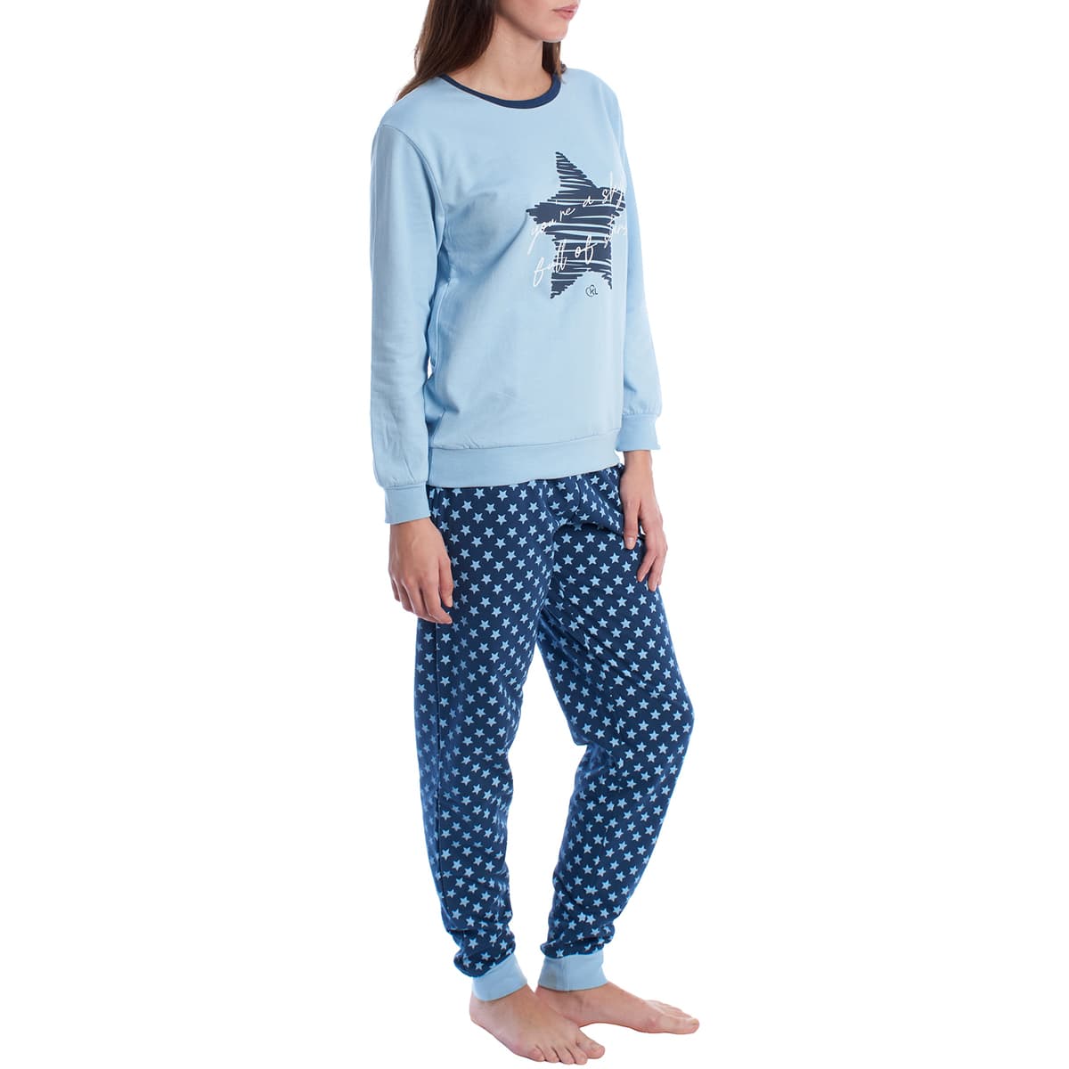 Women's Pajamas Kisses And Love Blue