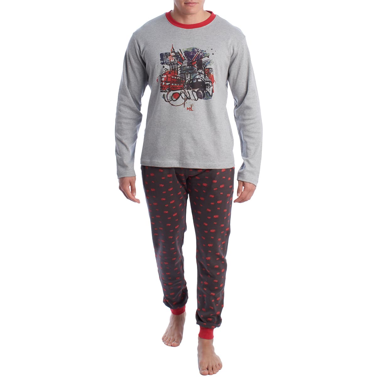 Men's Pajamas Kisses And Love Multicolor