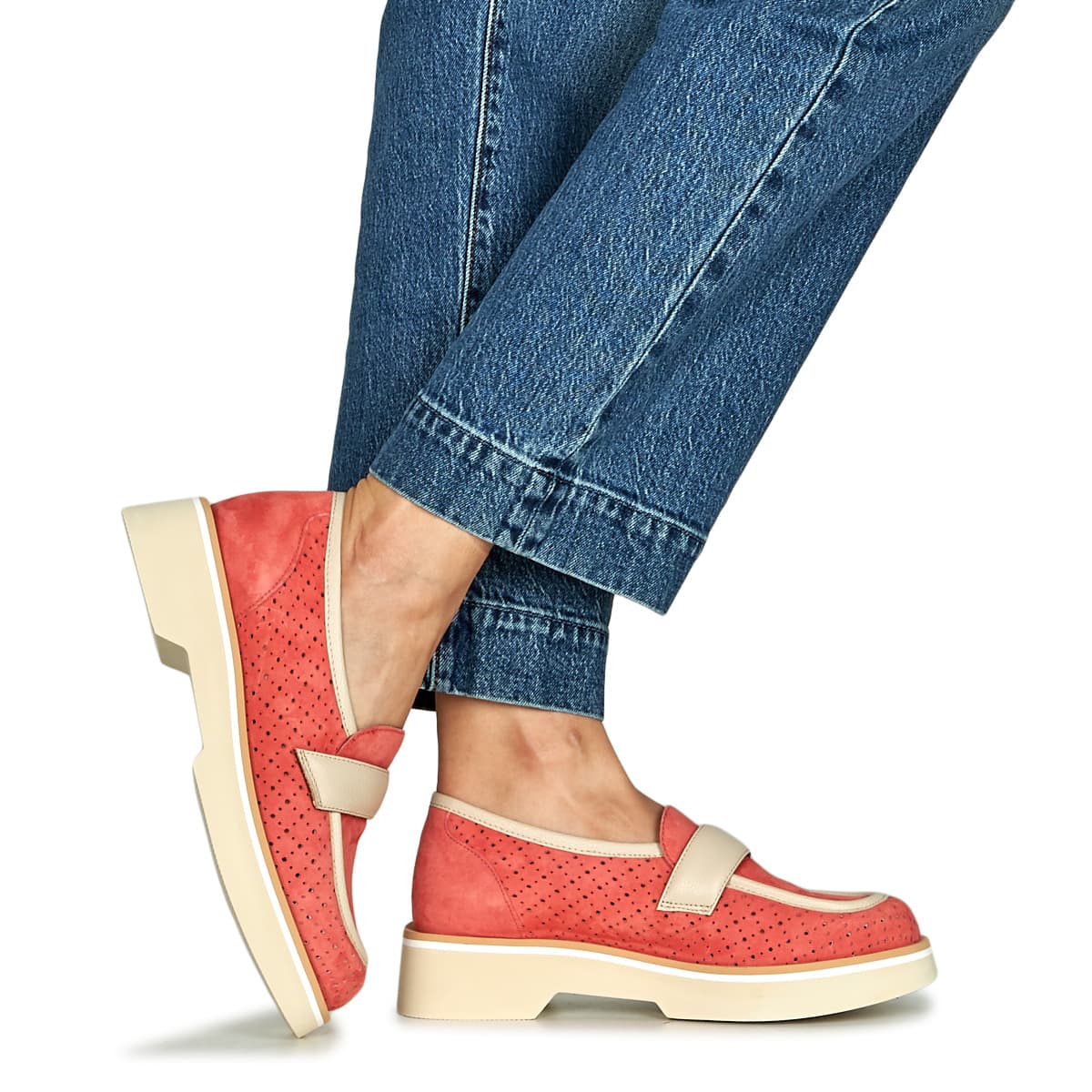 Women's Loafers Casta Red