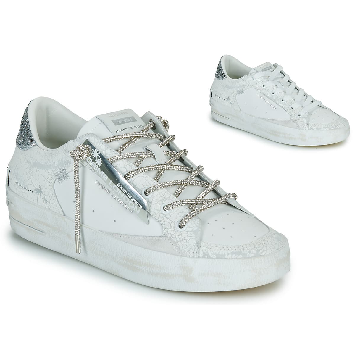 Women's Sneakers Crime London White
