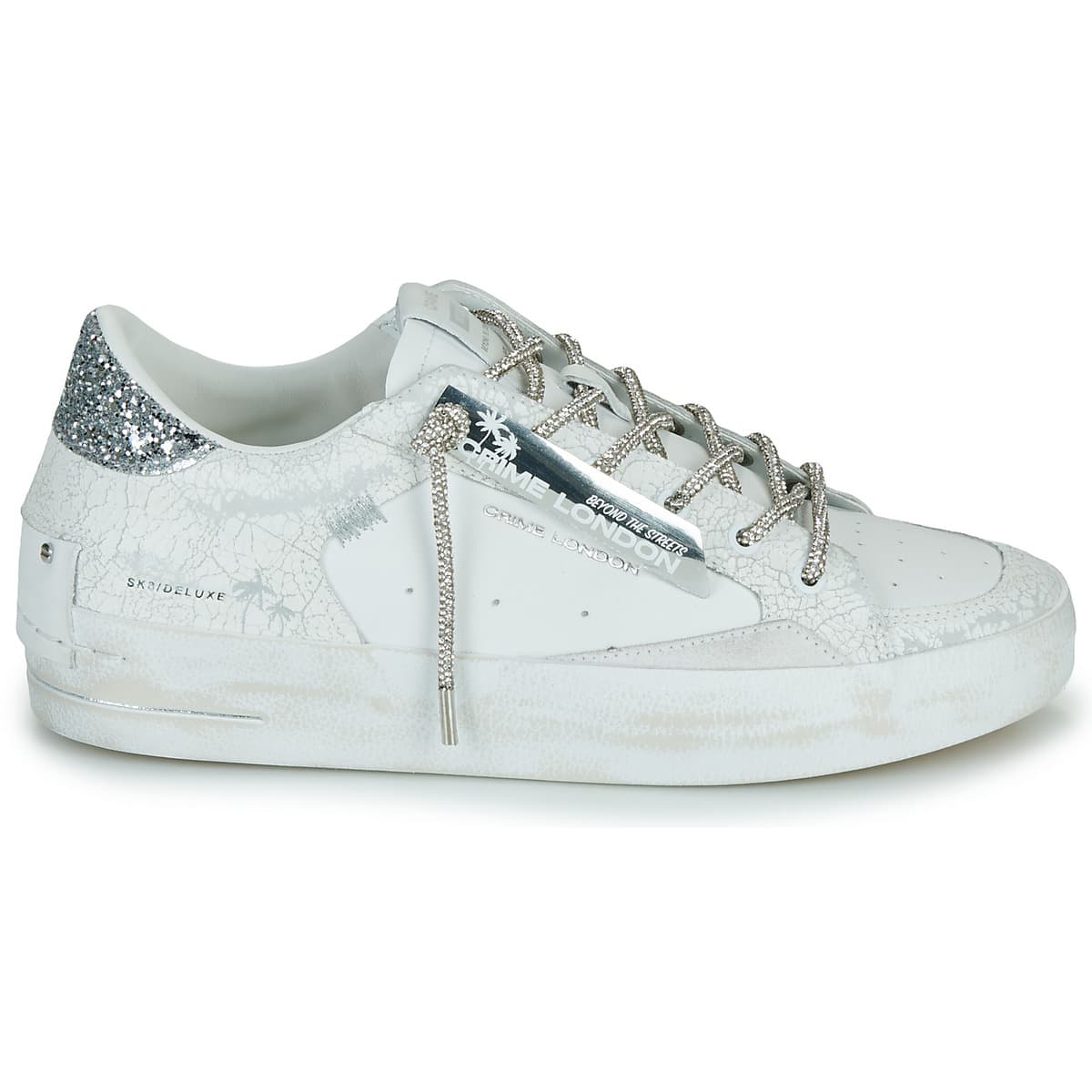 Women's Sneakers Crime London White