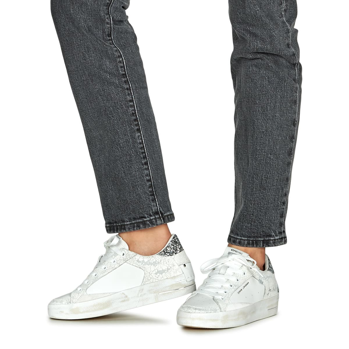 Women's Sneakers Crime London White