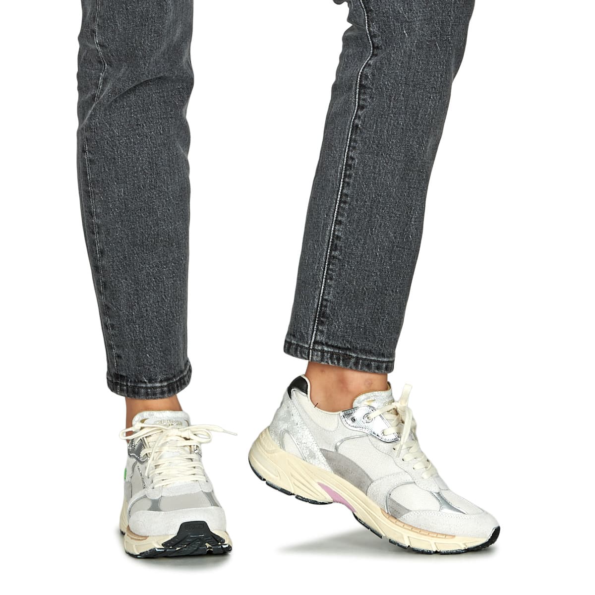 Women's Sneakers Crime London White