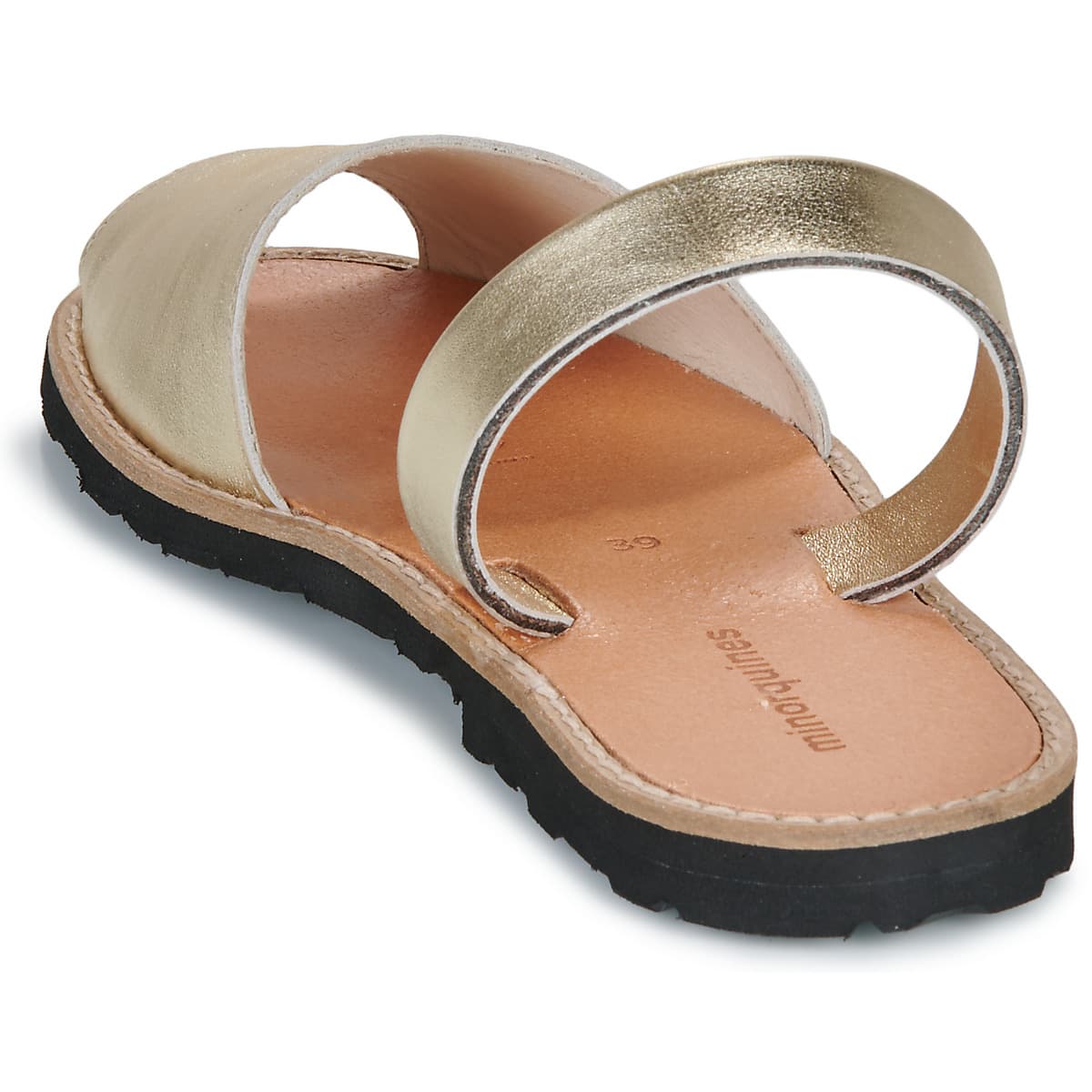 Women's Sandals Minorquines Gold