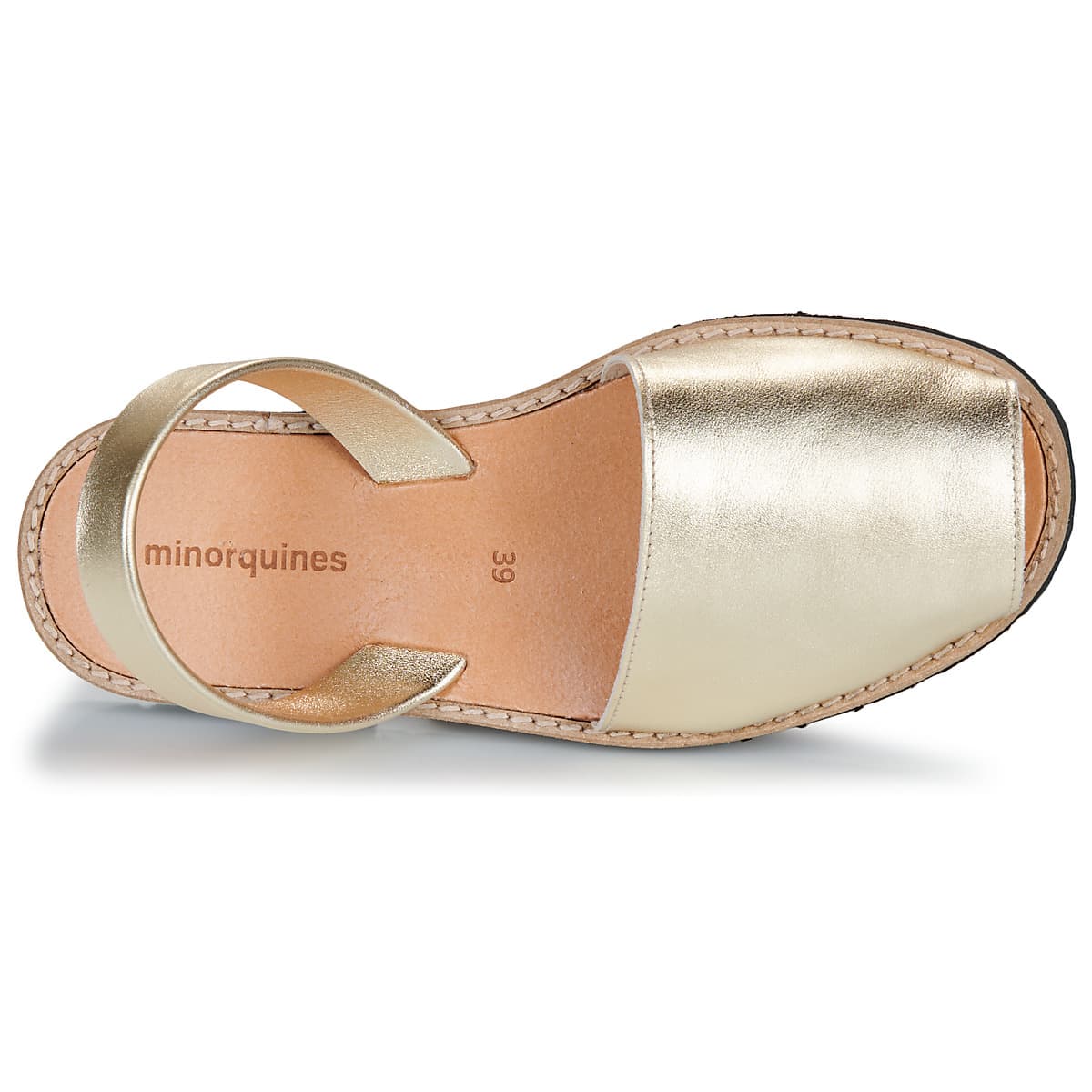 Women's Sandals Minorquines Gold