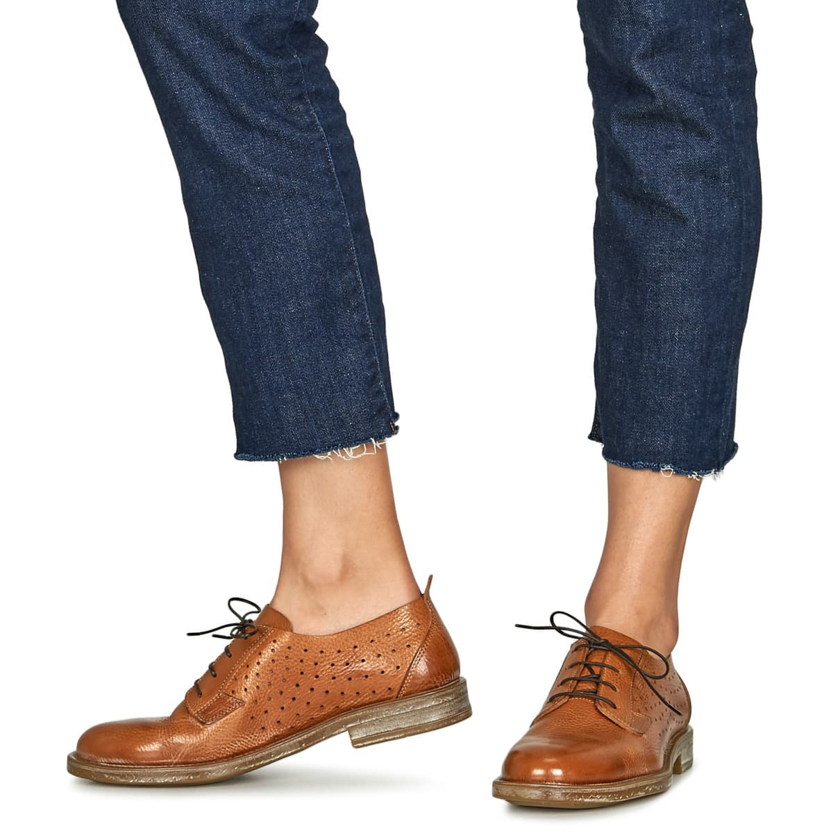 Women's Derby Shoes Moma Brown