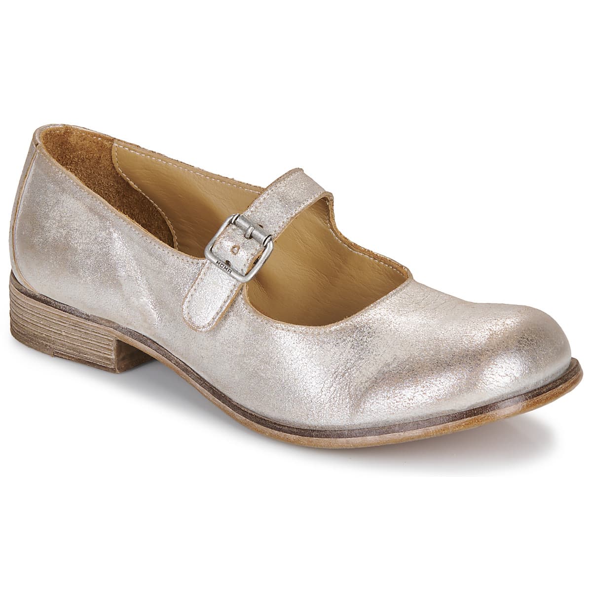 Women's Ballet Flats Moma Silver