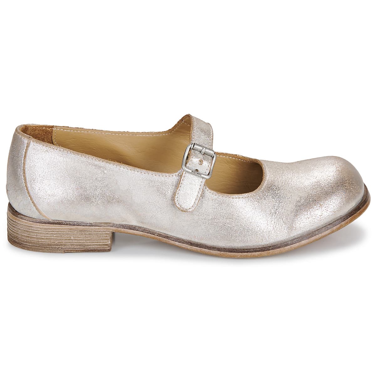 Women's Ballet Flats Moma Silver