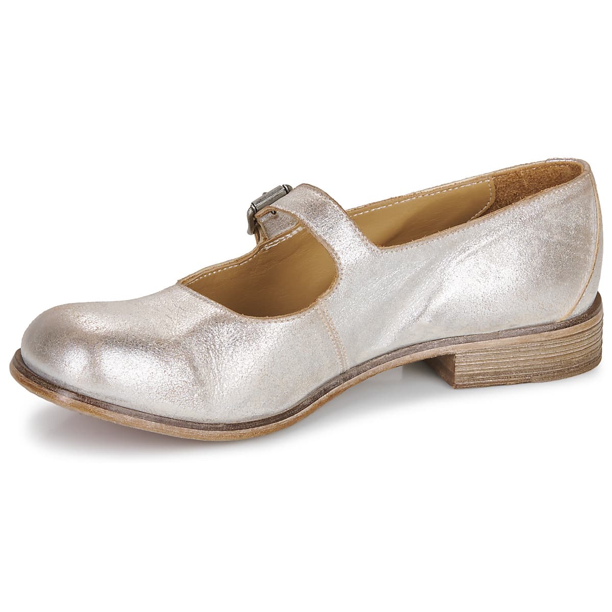 Women's Ballet Flats Moma Silver