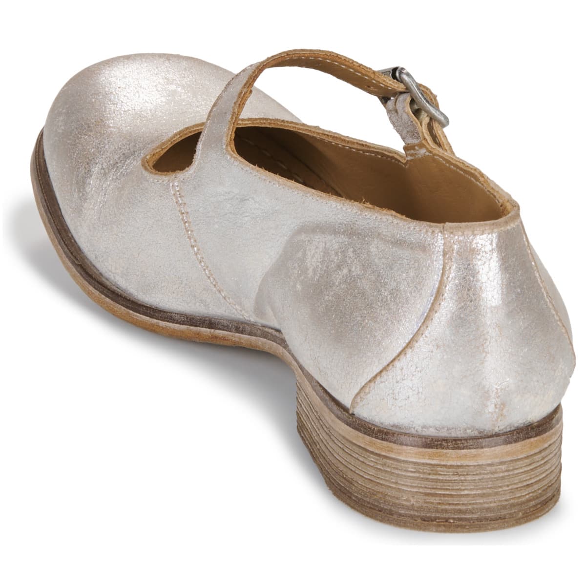 Women's Ballet Flats Moma Silver