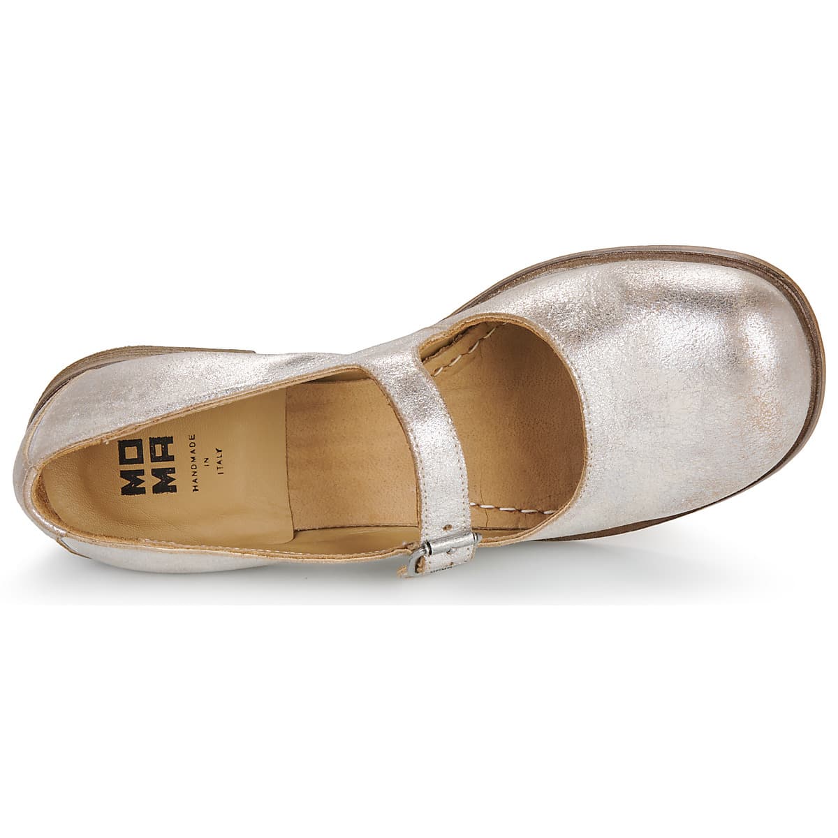 Women's Ballet Flats Moma Silver