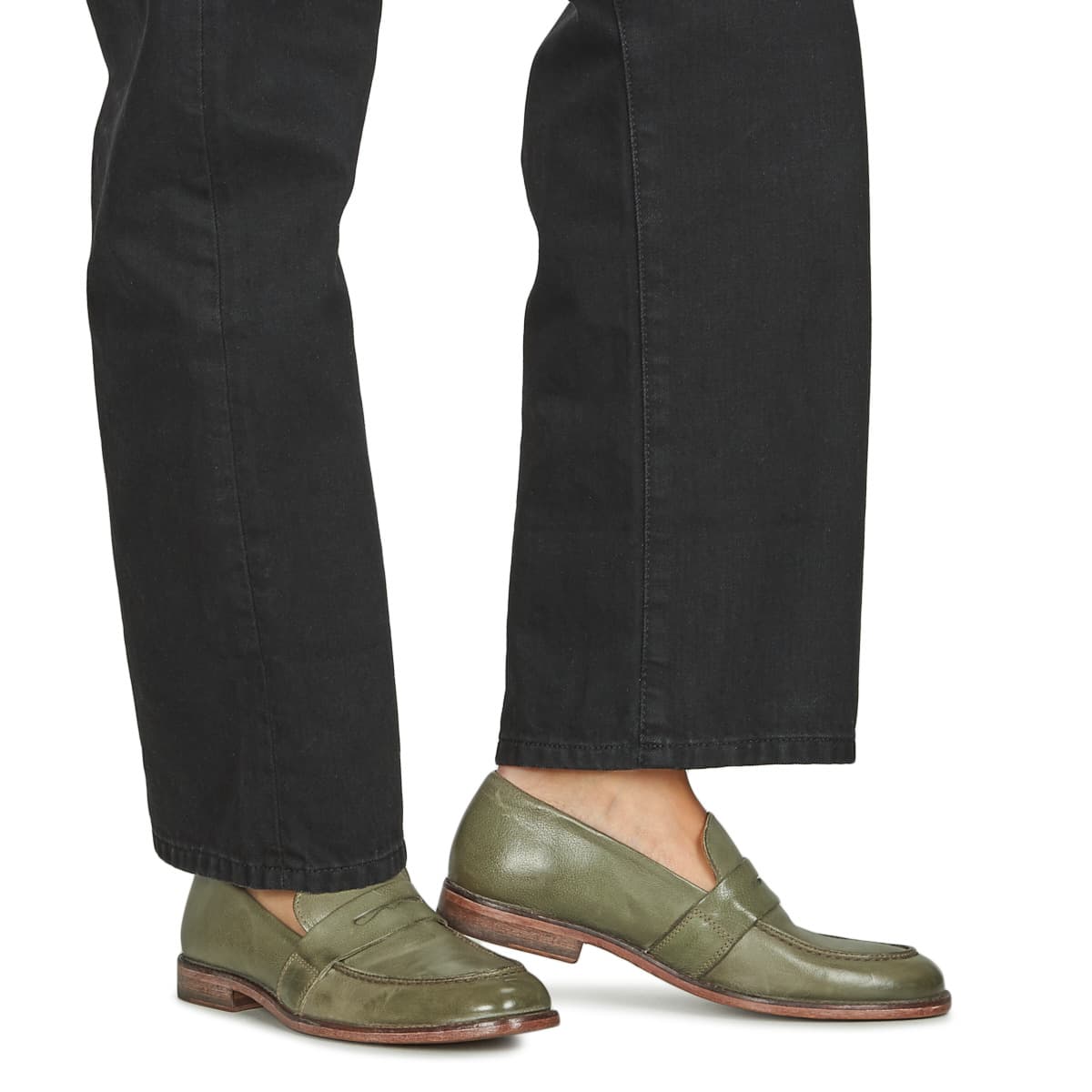 Women's Loafers Moma Green