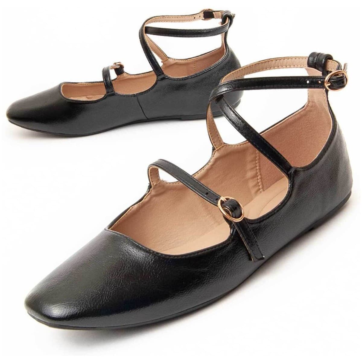 Women's Ballet Flats Montevita Black