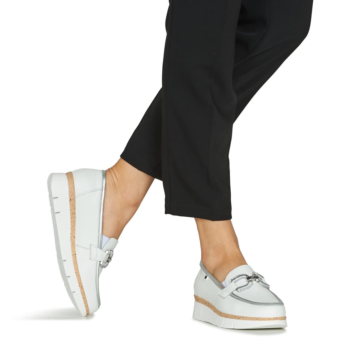 Women's Loafers Dorking White