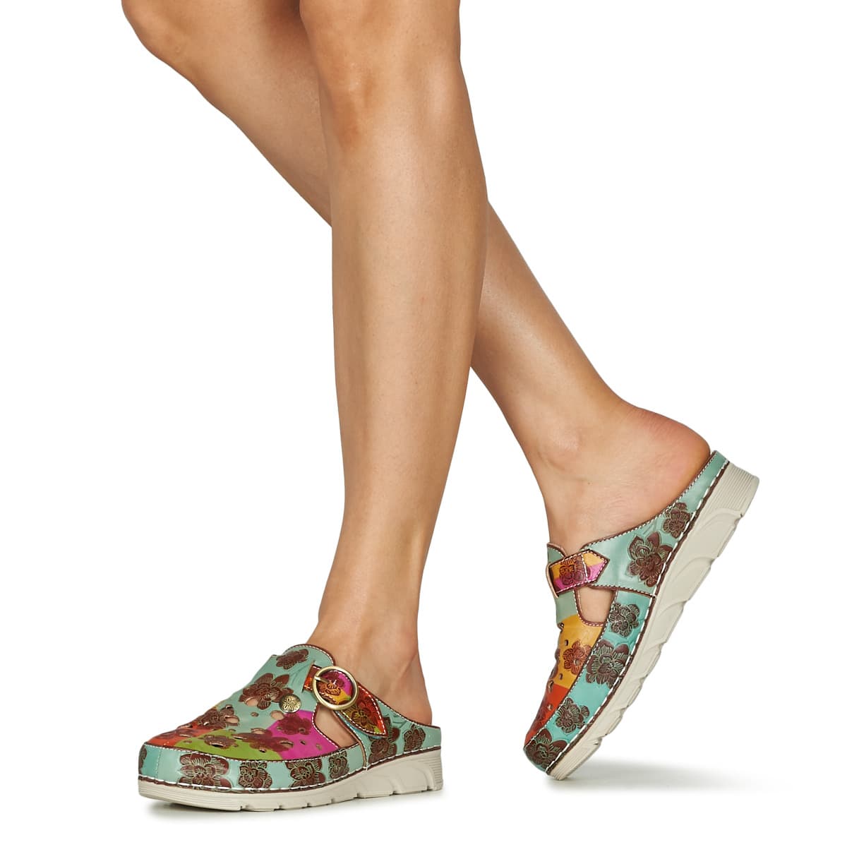 Women's Clogs Laura Vita Multicolor