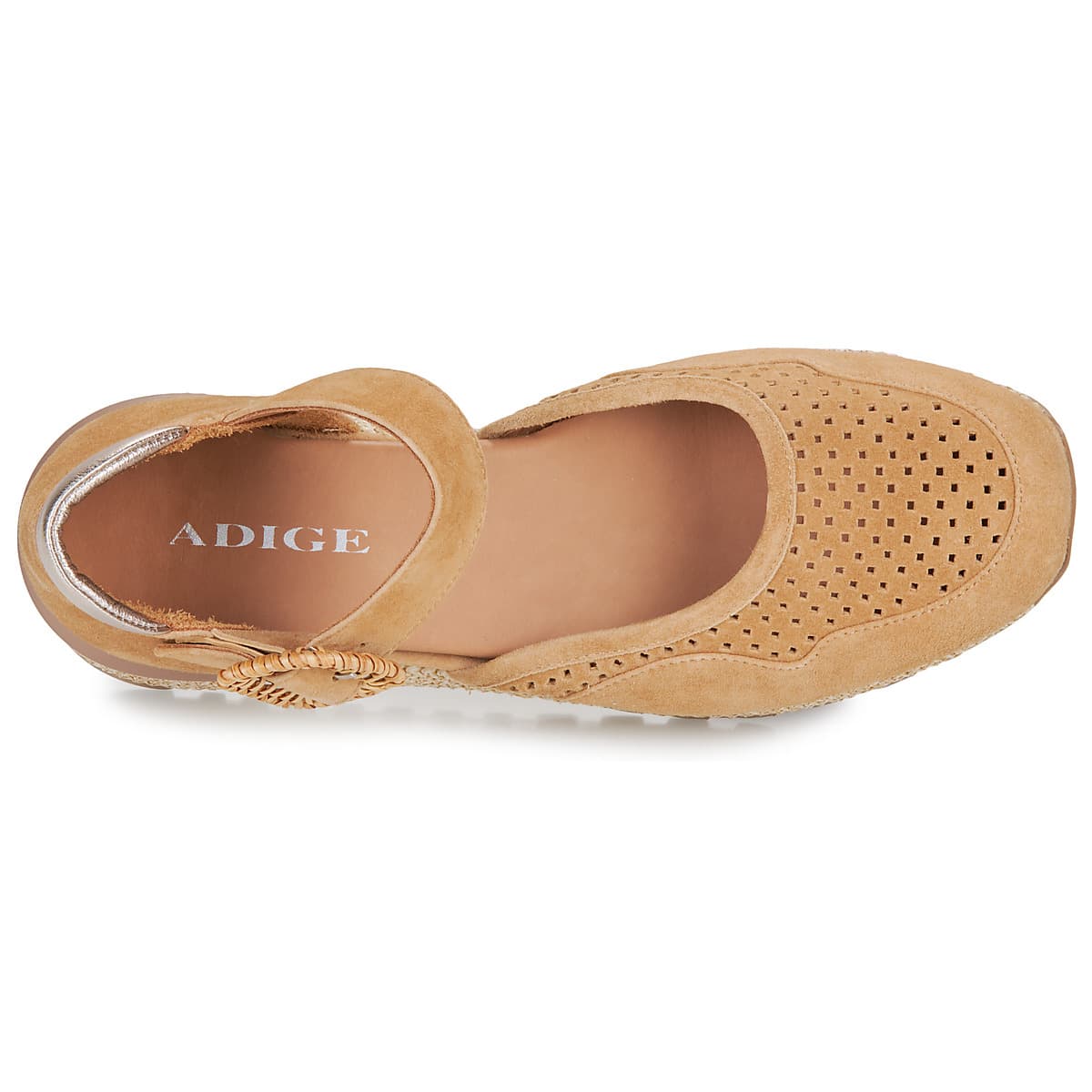 Women's Ballet Flats Adige Brown