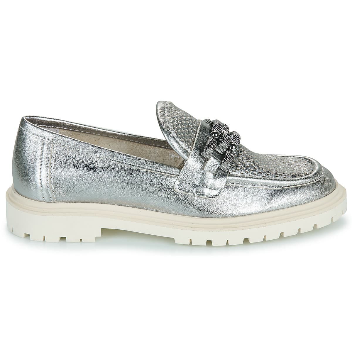 Women's Loafers Regard Silver
