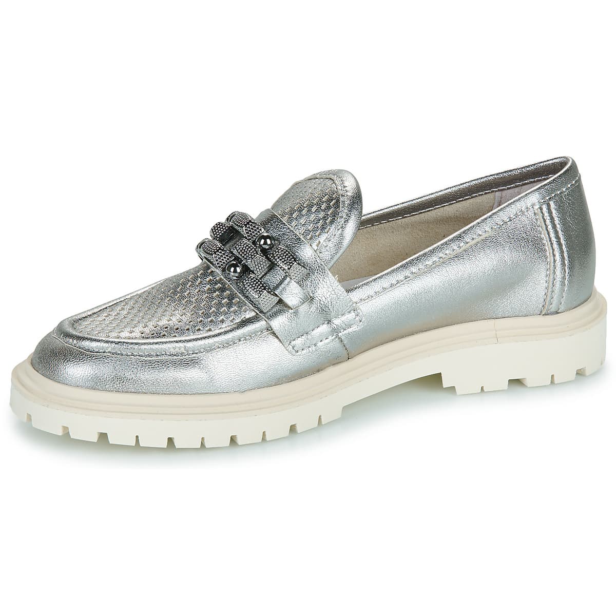 Women's Loafers Regard Silver