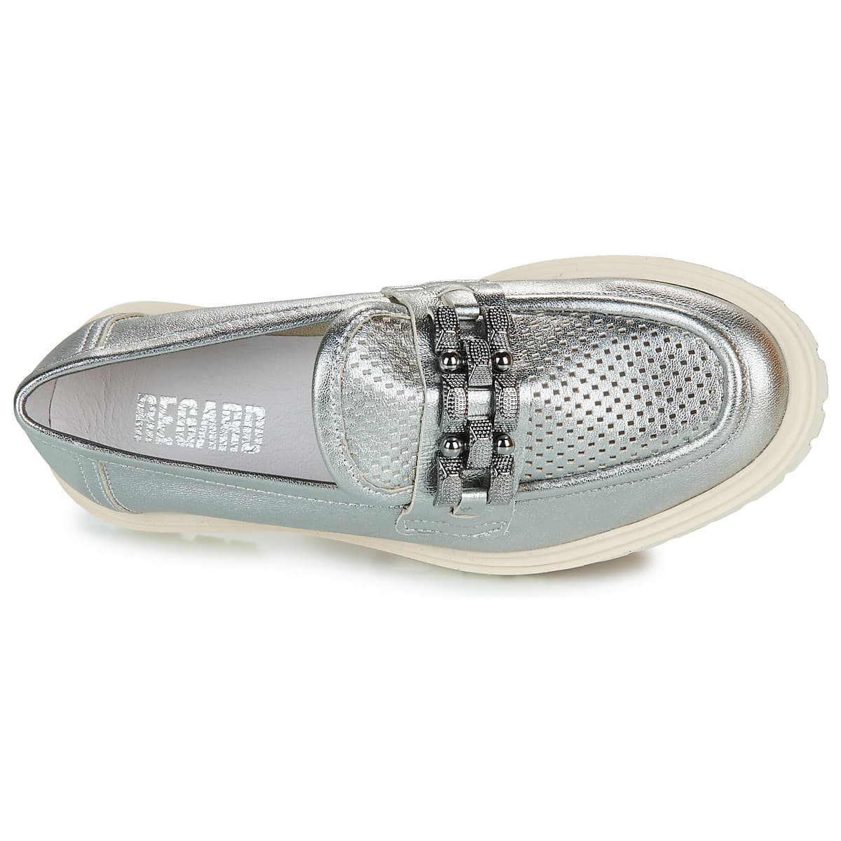 Women's Loafers Regard Silver