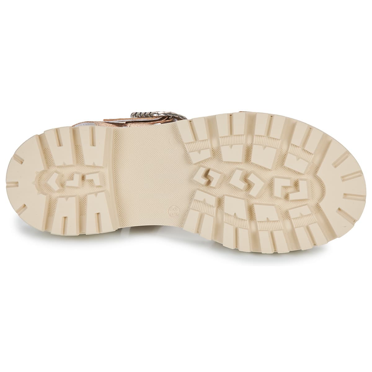 Women's Platforms Regard Gold