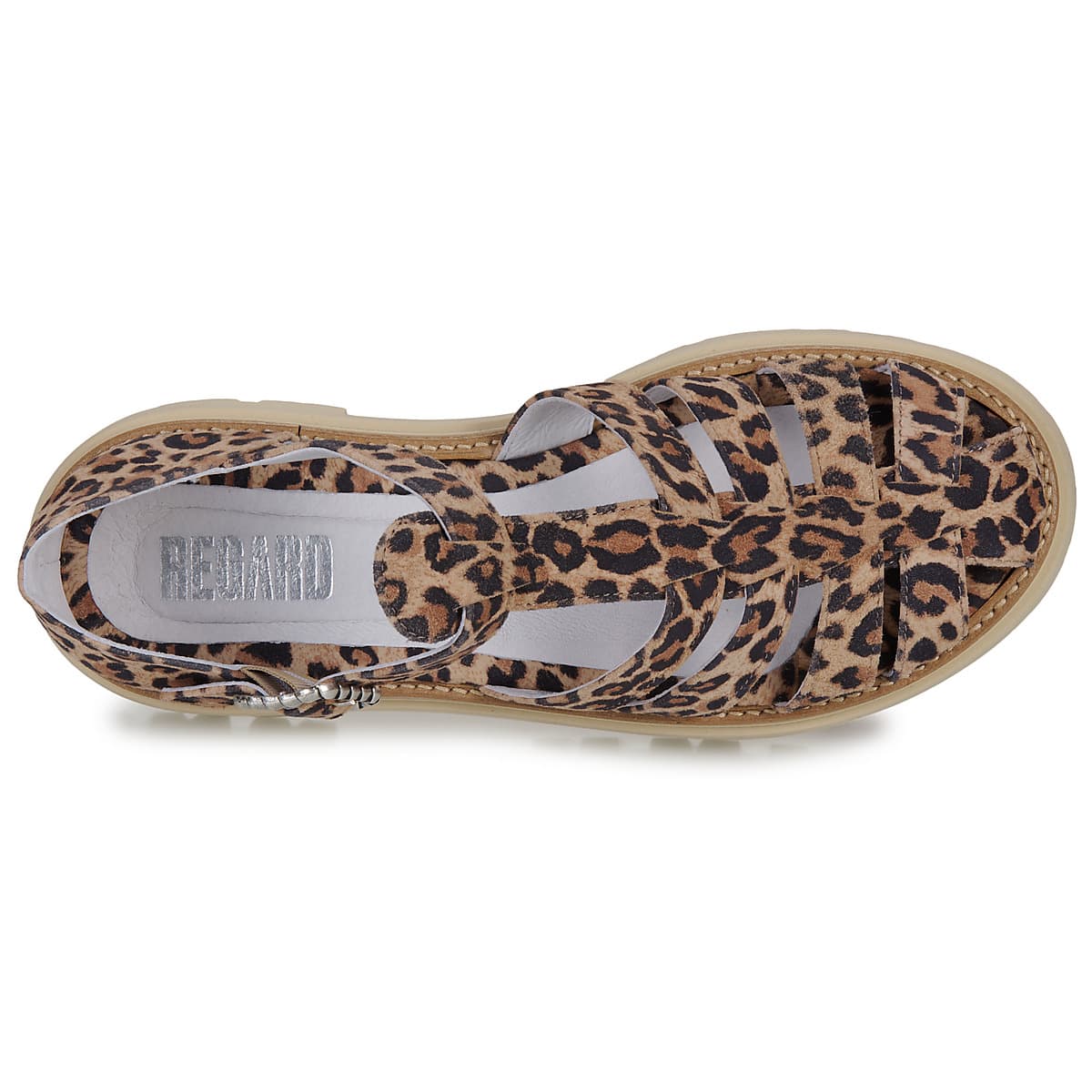 Women's Platforms Regard Brown