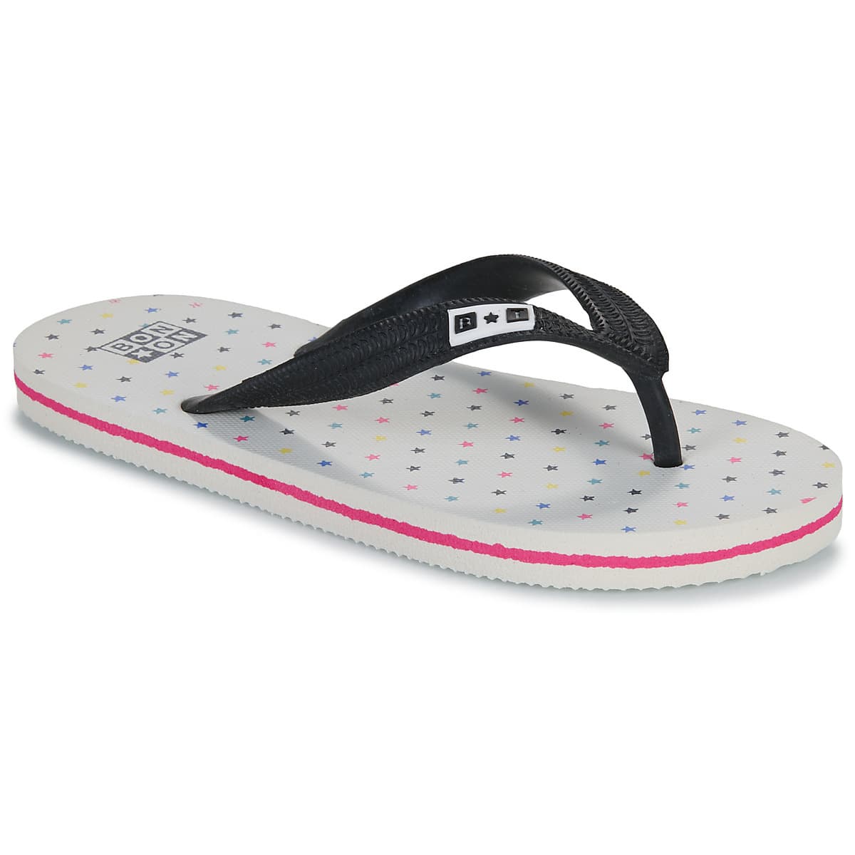 Girls' Flip Flops Bonton White
