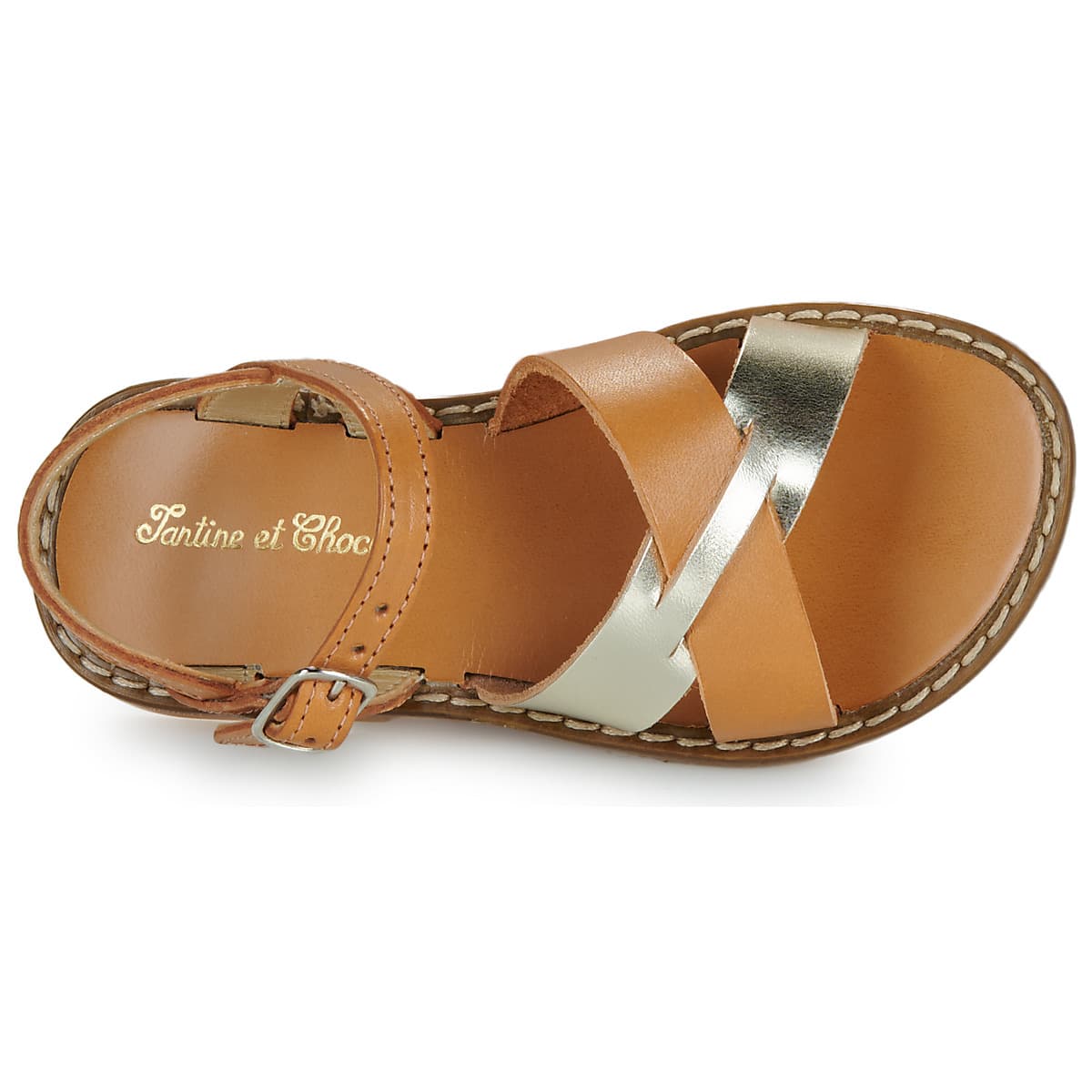 Girls' Sandals Tartine Et Chocolat Brown