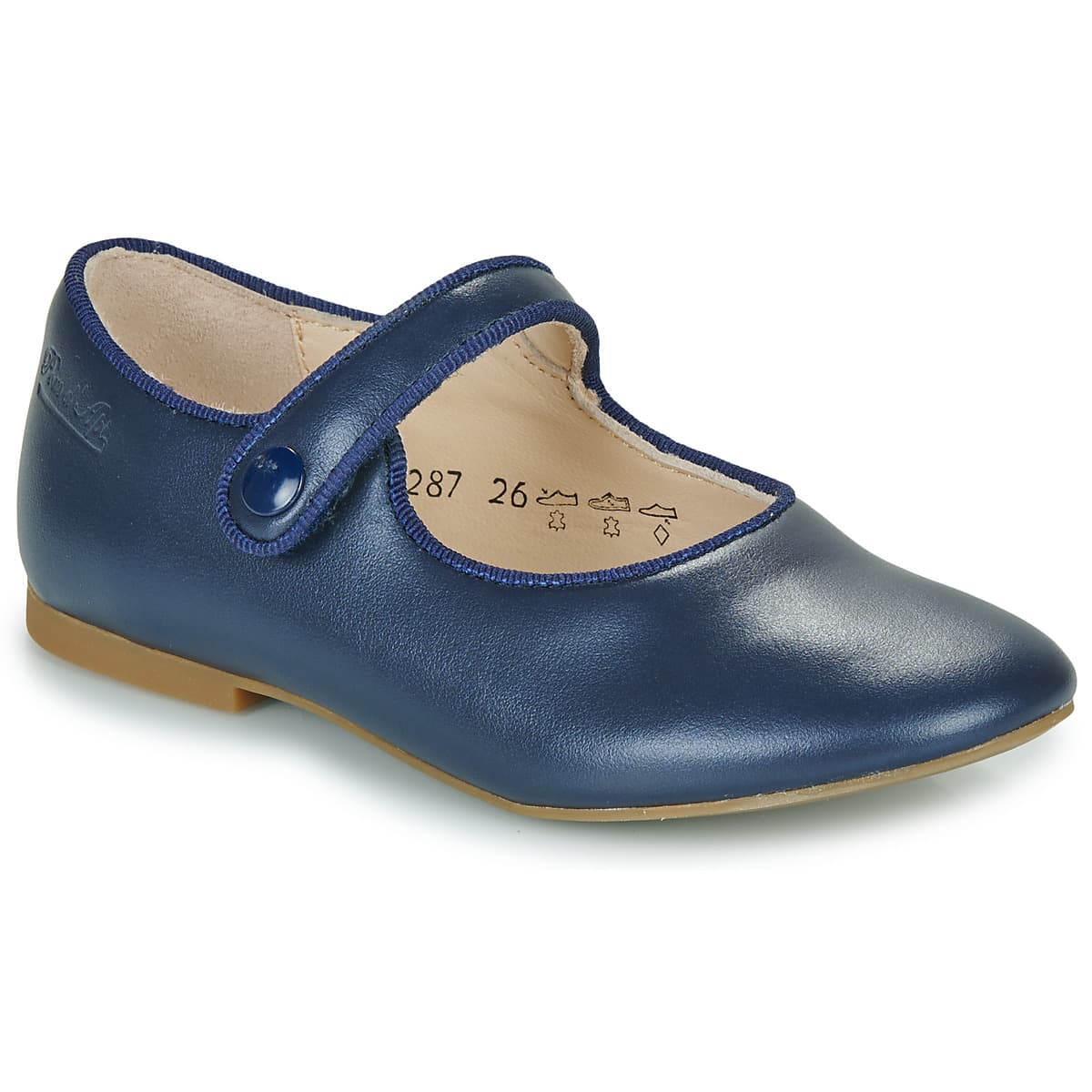 Women's Ballet Flats Pom d'Api Blue