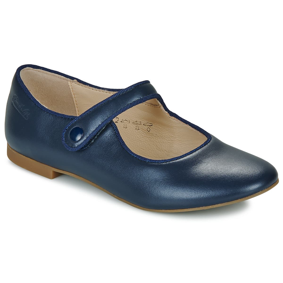 Women's Ballet Flats Pom d'Api Blue