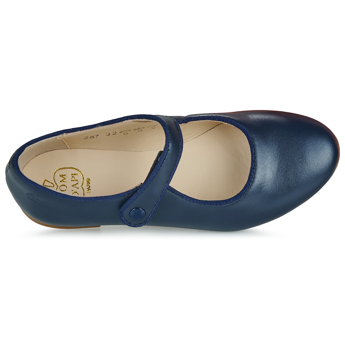 Women's Ballet Flats Pom d'Api Blue