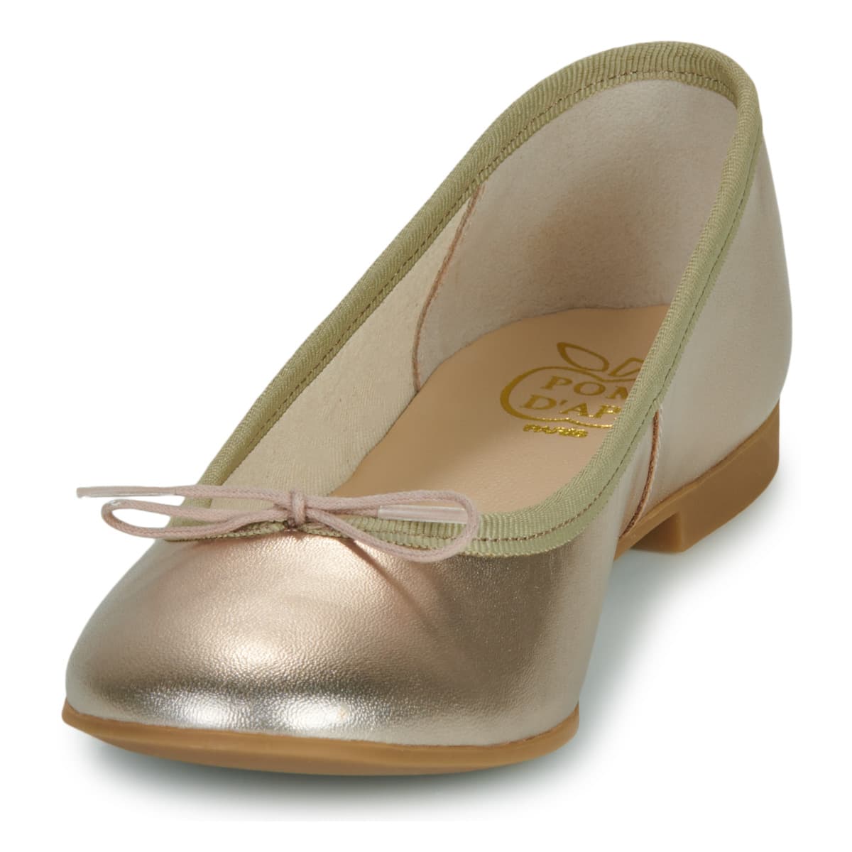 Women's Ballet Flats Pom d'Api Gold